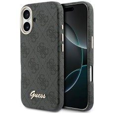Guess - Guess Mobilskal F&ouml;r iPhone 17 MagSafe 4G Script - Svart