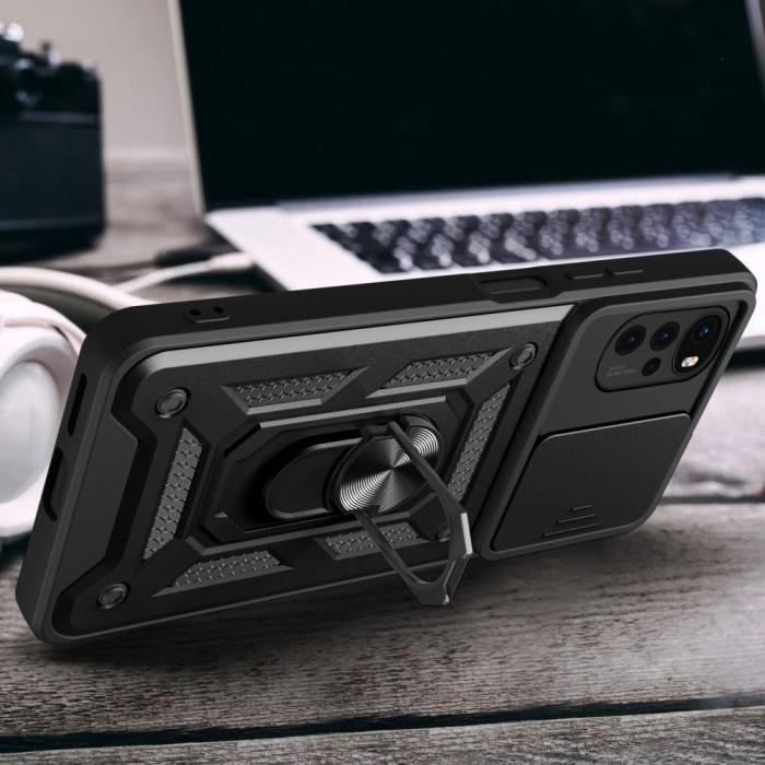 UTGATT - Motorola Moto G22/E32/E32S Skal Camshield Pro - Svart