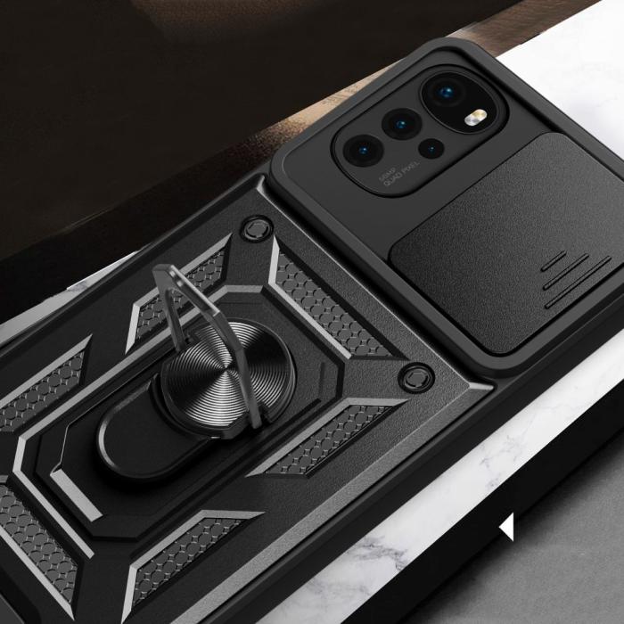 UTGATT - Motorola Moto G22/E32/E32S Skal Camshield Pro - Svart