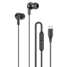 Awei - AWEI PC-25T H&ouml;rlurar stereo USB-C - Svart