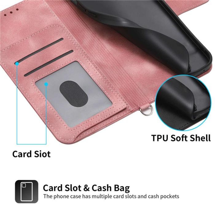 A-One Brand - Google Pixel 7 Plånboksfodral Imprinted Flower - Rosa