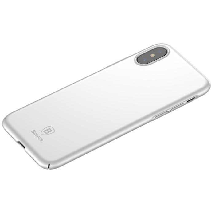 BASEUS - Baseus tunna skal för iPhone XS / X -Vit