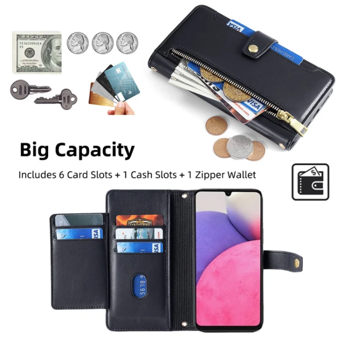 A-One Brand - Galaxy A33 5G Plånboksfodral med Axelrem