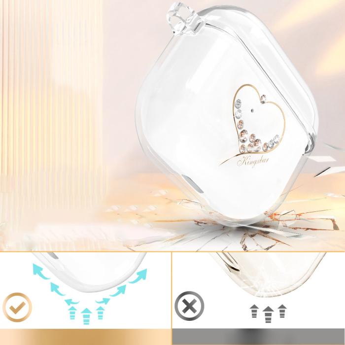 UTGATT5 - Kingxbar Wish Pods Skal AirPods 3 - Gyllene