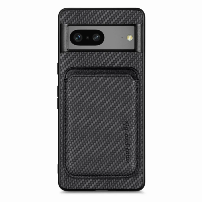 Taltech - Google Pixel 7A Mobilskal Korthållare Detachable - Svart