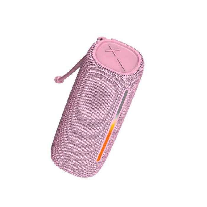 Forever - Forever Trådlös Högtalare Bluetooth 20W BS-20 LED - Rosa