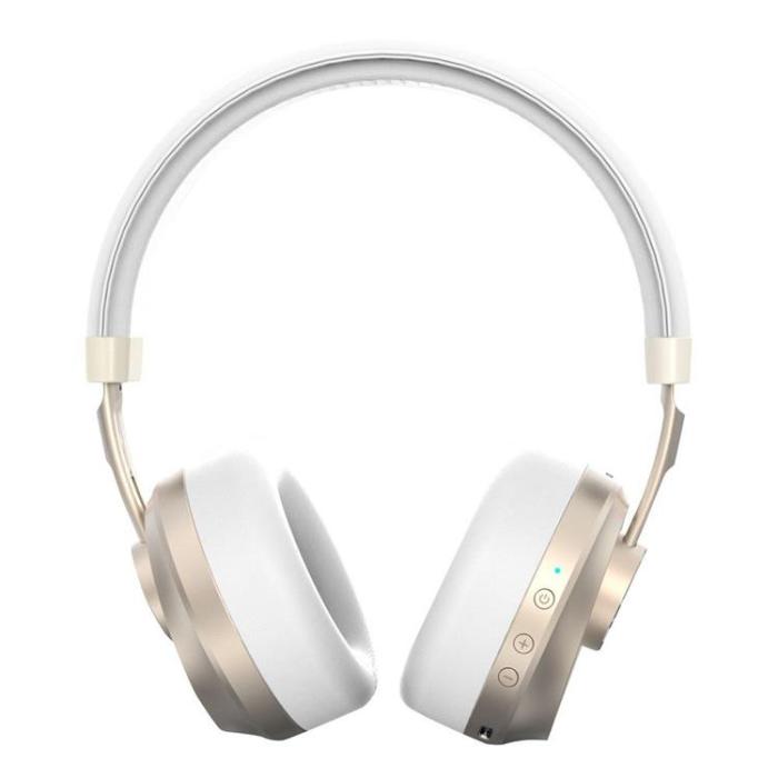 Blue Star - Blue Star Trådlösa Hörlurar Over-Ear Bluetooth - Vit