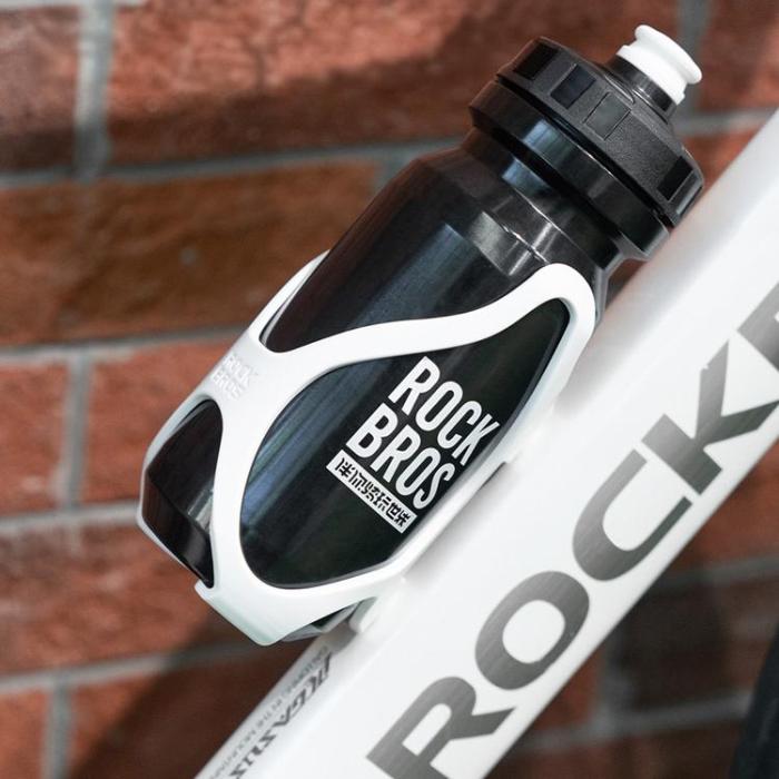 Rockbros - Rockbros Flaskhållare i Plastkorg - Vit