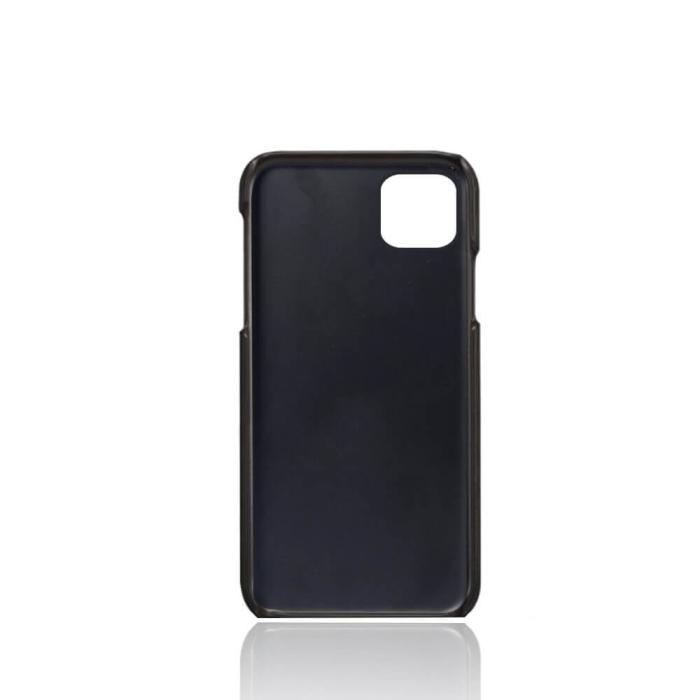 OEM - Retro Mobilskal med Kortplatser till iPhone 12/12 Pro - Svart