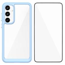 WANLONFENG - WANLONFENG Mobilskal till Samsung Galaxy A55 5G TPU XC Serie - Bl&aring;