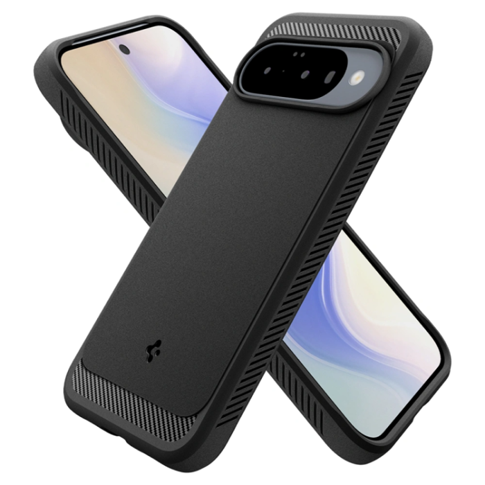 Spigen - Spigen Google Pixel 10/10 Pro Mobilskal Magsafe Rugged Armor - Svart