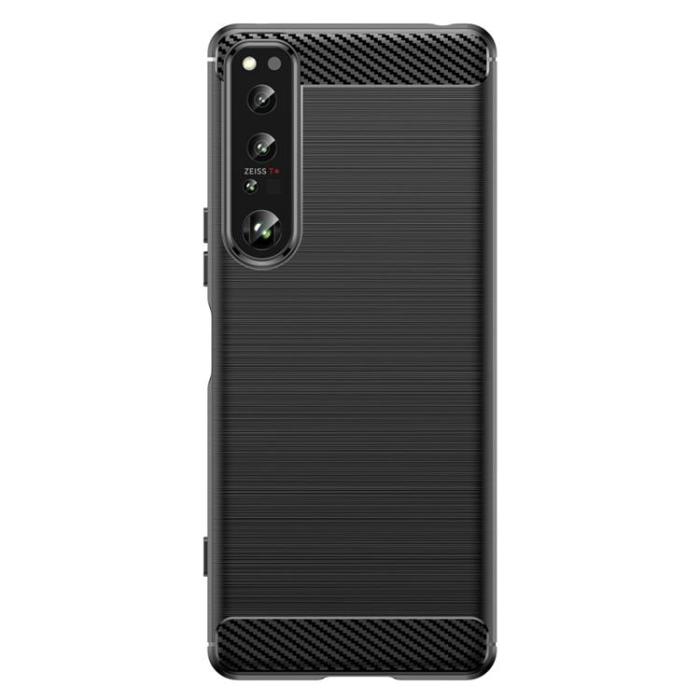 OEM - Sony Xperia 1 IV Skal Carbon Fiber - Svart