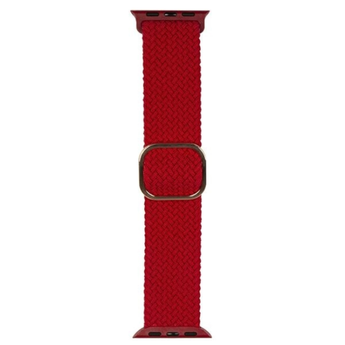 Beline - Beline Apple Watch (42/44/45/49mm) Armband Textile - Röd