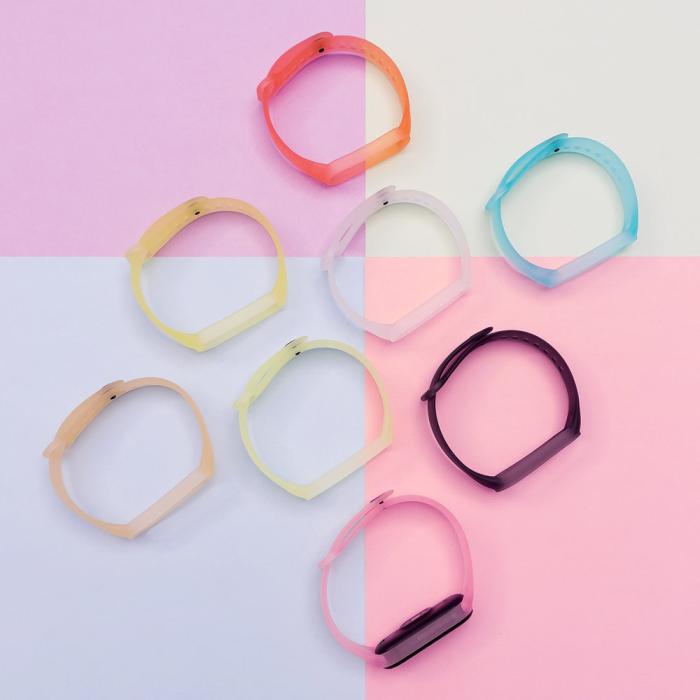 UTGATT1 - Armband kompatibelt med Xiaomi Mi Band 5 / 6 - Gul