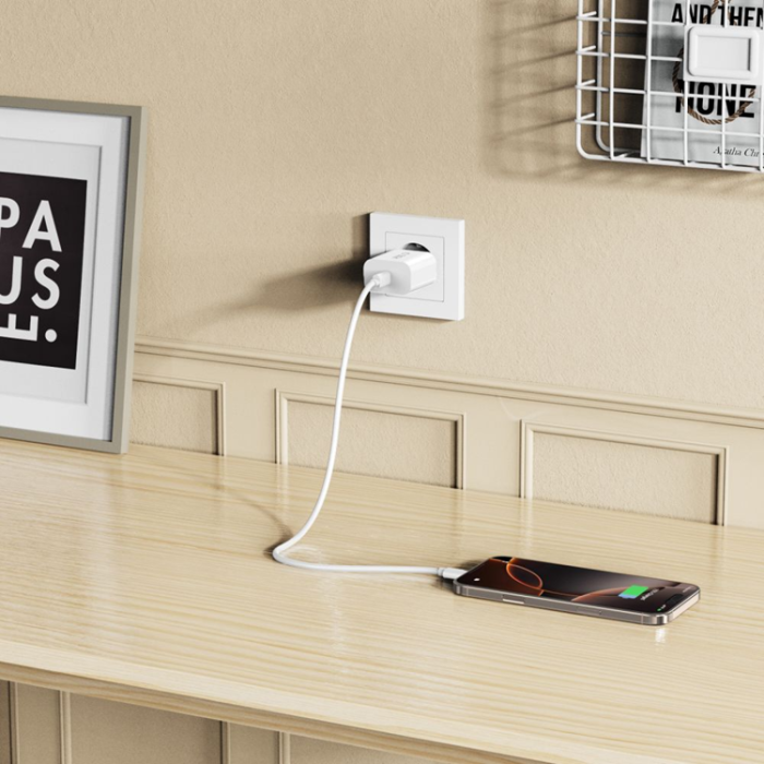 Tech-Protect - Tech Protect Snabbladdare NC20W 1-Port PD20W - Vit