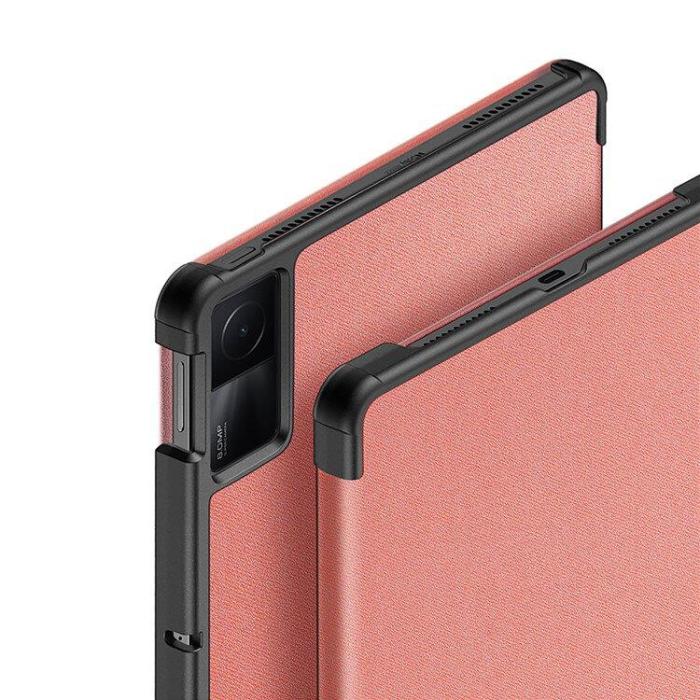 Dux Ducis - Dux Ducis Xiaomi Pad SE Fodral Domo Eco Läder - Rosa