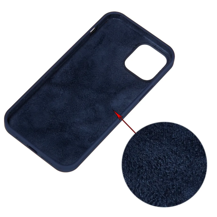 Taltech - iPhone 15 Plus Mobilskal Mjukt - Mörkblå