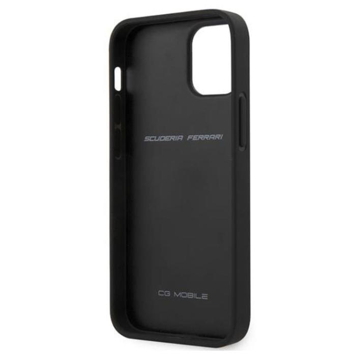 Ferrari - Ferrari Off Track Quilted Skal iPhone 12 Mini - Svart