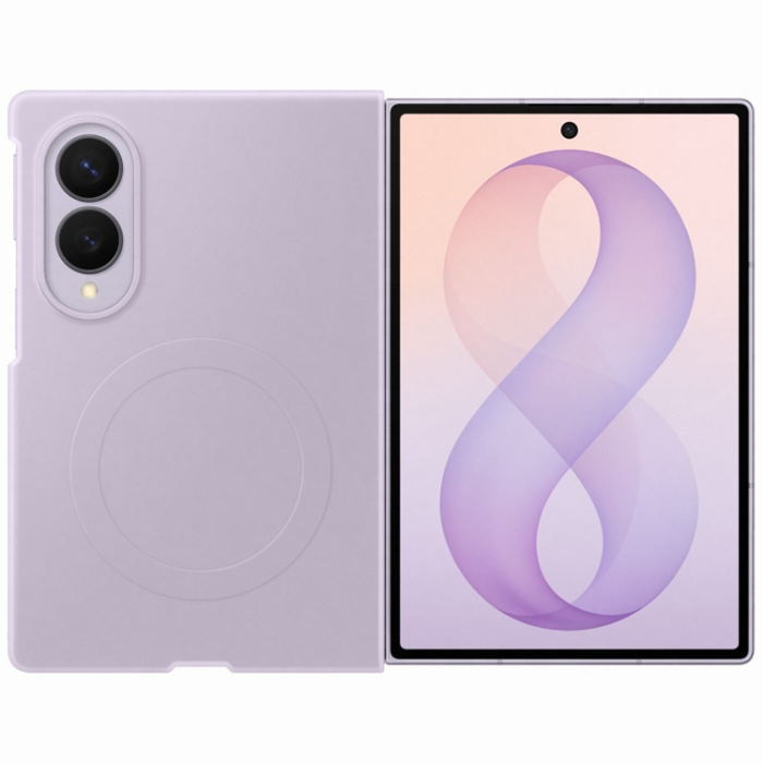 Samsung - Samsung Mobilskal för Galaxy Z Fold 8 Magsafe Magnet Silikon - Violet
