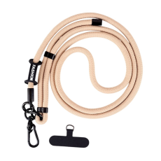 A-One Brand - Crossbody Mobilrem Lanyard Justerbar 7mm - Kamel