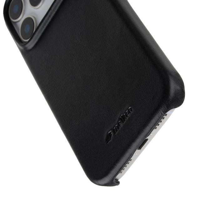 Melkco - MELKCO Mobilskal till iPhone 17 Pro MagSafe Äkta Läder PC Svart