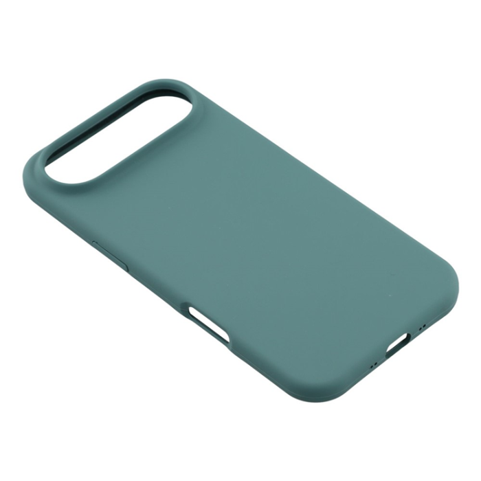 A-One Brand - iPhone Air Mobilskal Solid Silikon Shockproof - Svartgrön