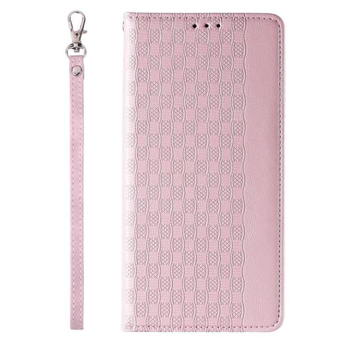 OEM - Galaxy S23 Plus Plånboksfodral Magnet Strap - Röd