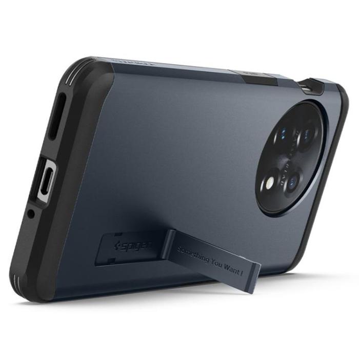 UTGATT1 - Spigen Oneplus 11 5G Mobilskal Tough Armor Metal Slate