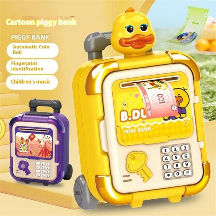 OEM - Spargris för Barn (3-8 år) med Fingeravtrycksigenkänning Sparleksak