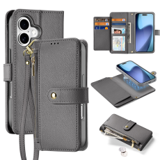 Dux Ducis - Dux Ducis iPhone 17 Plånboksfodral Magsafe Detachable Lawa - Grå