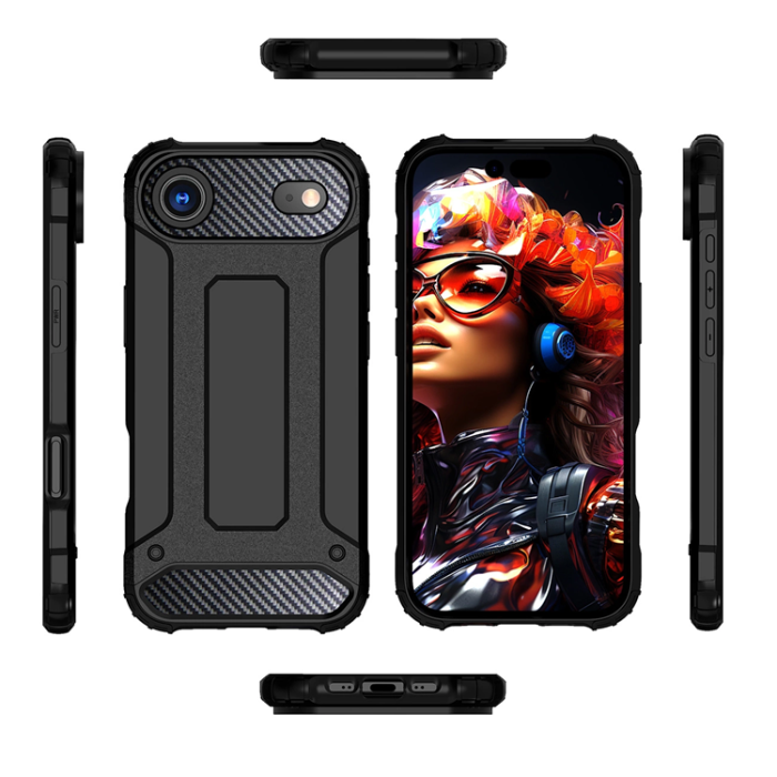 A-One Brand - iPhone Air Mobilskal Hybrid Armor - Svart