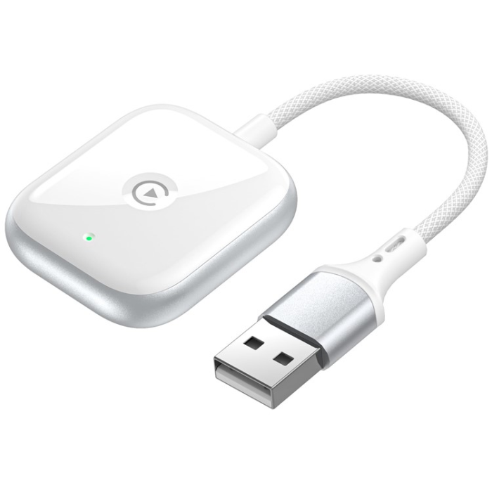A-One Brand - CarPlay Trådbunden Trådlös Adapter Dongle - Vit
