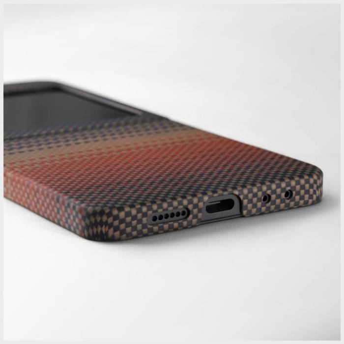 PITAKA - PITAKA Galaxy Z Flip 7 Mobilskal MagSafe Ultra-Slim - Sunset