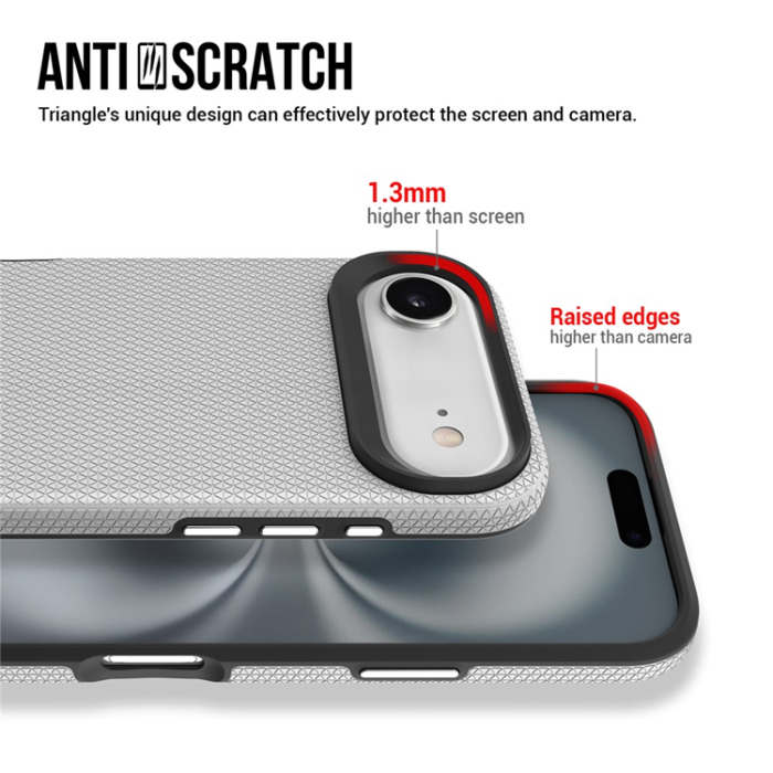 A-One Brand - iPhone 17 Air Mobilskal MagSafe Protective TPU+PC - Silver