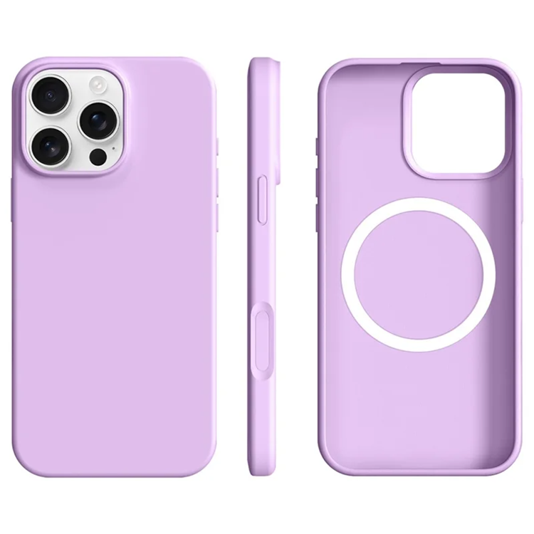 iPhone 16 Pro Max Mobilskal MagSafe Ultra Thin Silicone - Dreamy Lila | 2353 | AlltMobil