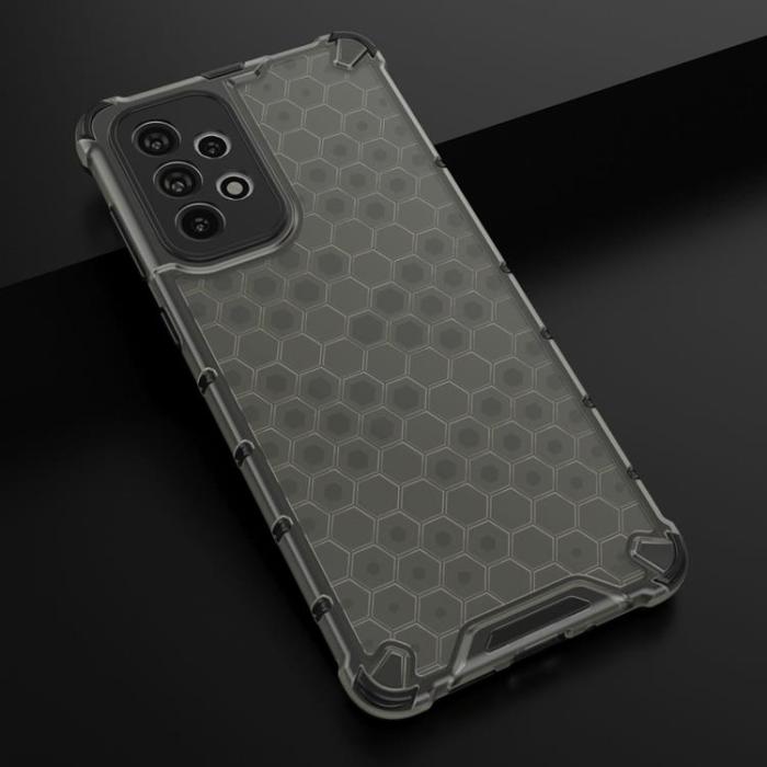 OEM - Galaxy A73 Skal Honeycomb Armored - Svart