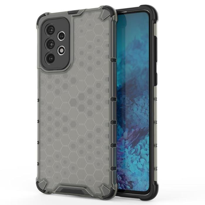 OEM - Galaxy A73 Skal Honeycomb Armored - Svart