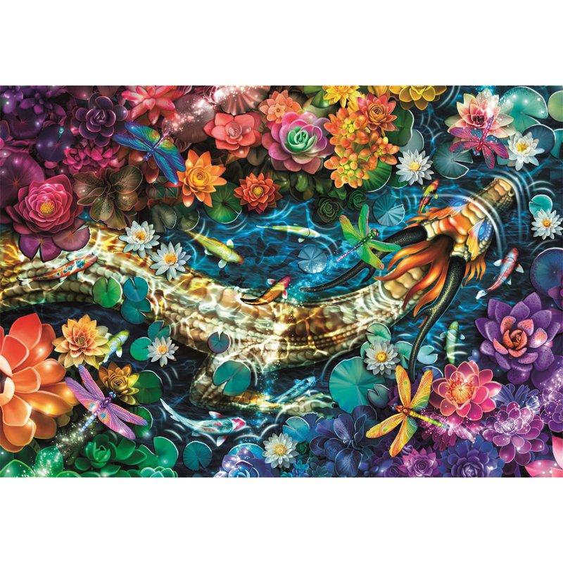 CLEMENTONI Pussel 1000 Pcs CB High Quality Collection Koi River