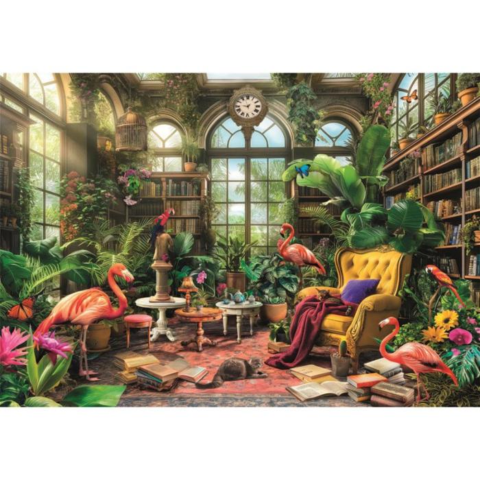 CLEMENTONI - CLEMENTONI Pussel 1000 Pcs CB High Quality Collection Greenhouse Library
