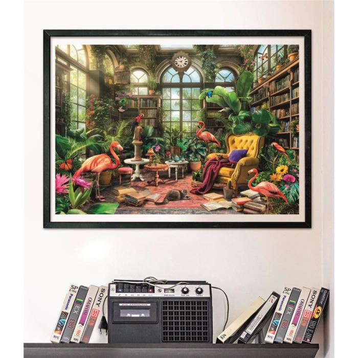 CLEMENTONI - CLEMENTONI Pussel 1000 Pcs CB High Quality Collection Greenhouse Library