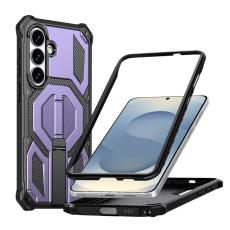 OEM - Mobilskal f&ouml;r Samsung Galaxy S26 Magnetiskt TPU + PC Kickstand - Lila