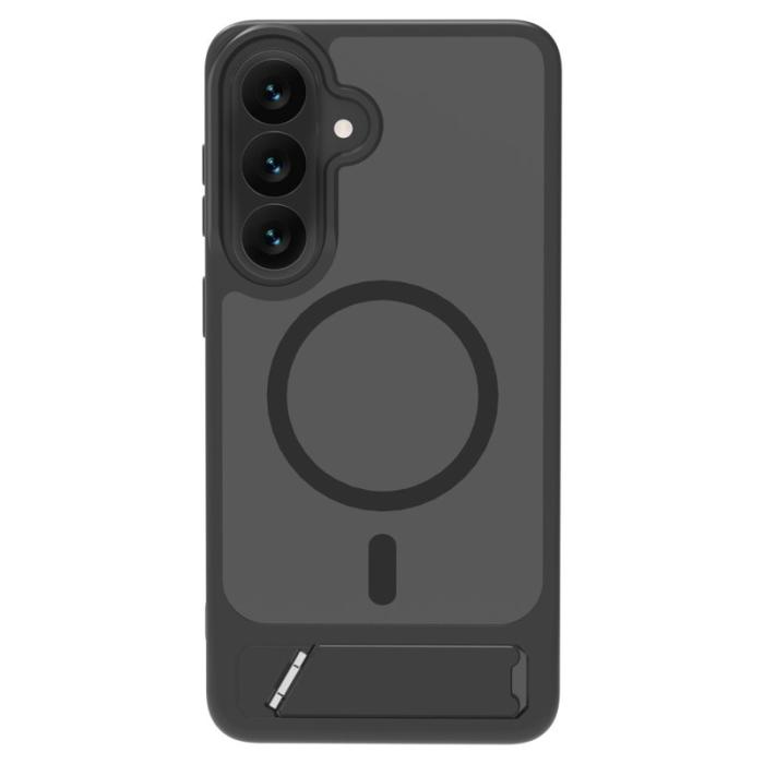 LeReach - LeReach Mobilskal för Samsung Galaxy S26 Magnetiskt TPU + PC Kickstand - Grå