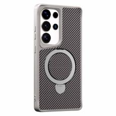 OEM - Mobilskal f&ouml;r Samsung Galaxy S26 Ultra Magnetiskt Kickstand TPU + PC - Gr&aring;