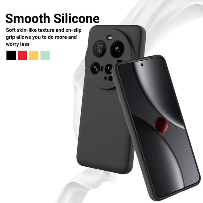 A-One Brand - Xiaomi 15 Ultra Mobilskal Liquid Silikon - Svart