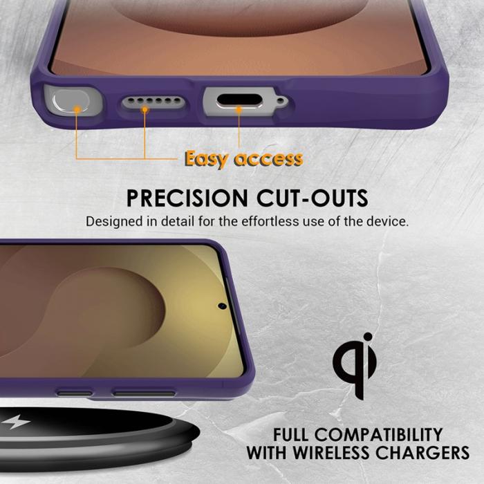 OEM - Mobilskal för Samsung Galaxy S26 Ultra Hybrid PC + TPU Stöttålig - Lila