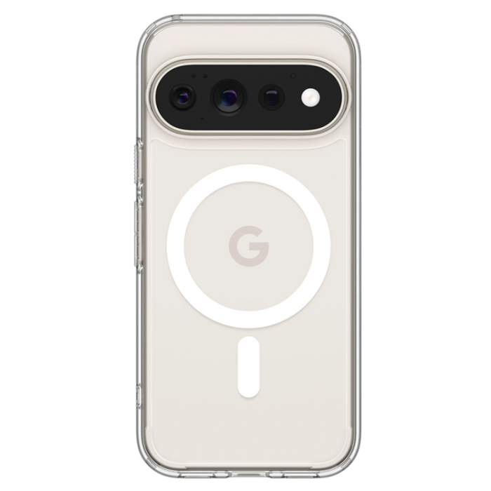 Spigen - Spigen Mobilskal För Google Pixel 11 Pro Magsafe Ultra Hybrid - Clear/Vit