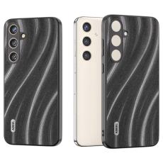 ABEEL - ABEEL Mobilskal till Samsung Galaxy S24 Milky Way PU L&auml;der - Gr&aring;