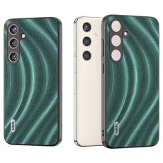 ABEEL - ABEEL Mobilskal till Samsung Galaxy S24 Milky Way PU L&auml;der - Gr&ouml;n