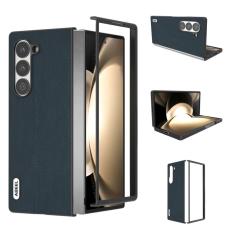 ABEEL - ABEEL Mobilskal till Samsung Galaxy Z Fold6 5G &Auml;kta L&auml;der H&aring;rd PC Gr&ouml;n