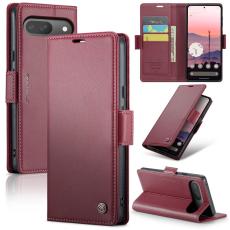 Caseme - CASEME Pl&aring;nboksfodral Konstl&auml;der f&ouml;r Google Pixel 10 Pro/10/9 Pro - R&ouml;d